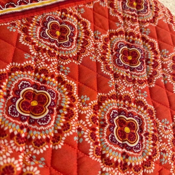 Vera Bradley Medium Tote Toggle Shoulder Bag in Paprika Retired 2009 GUC - Picture 10 of 13